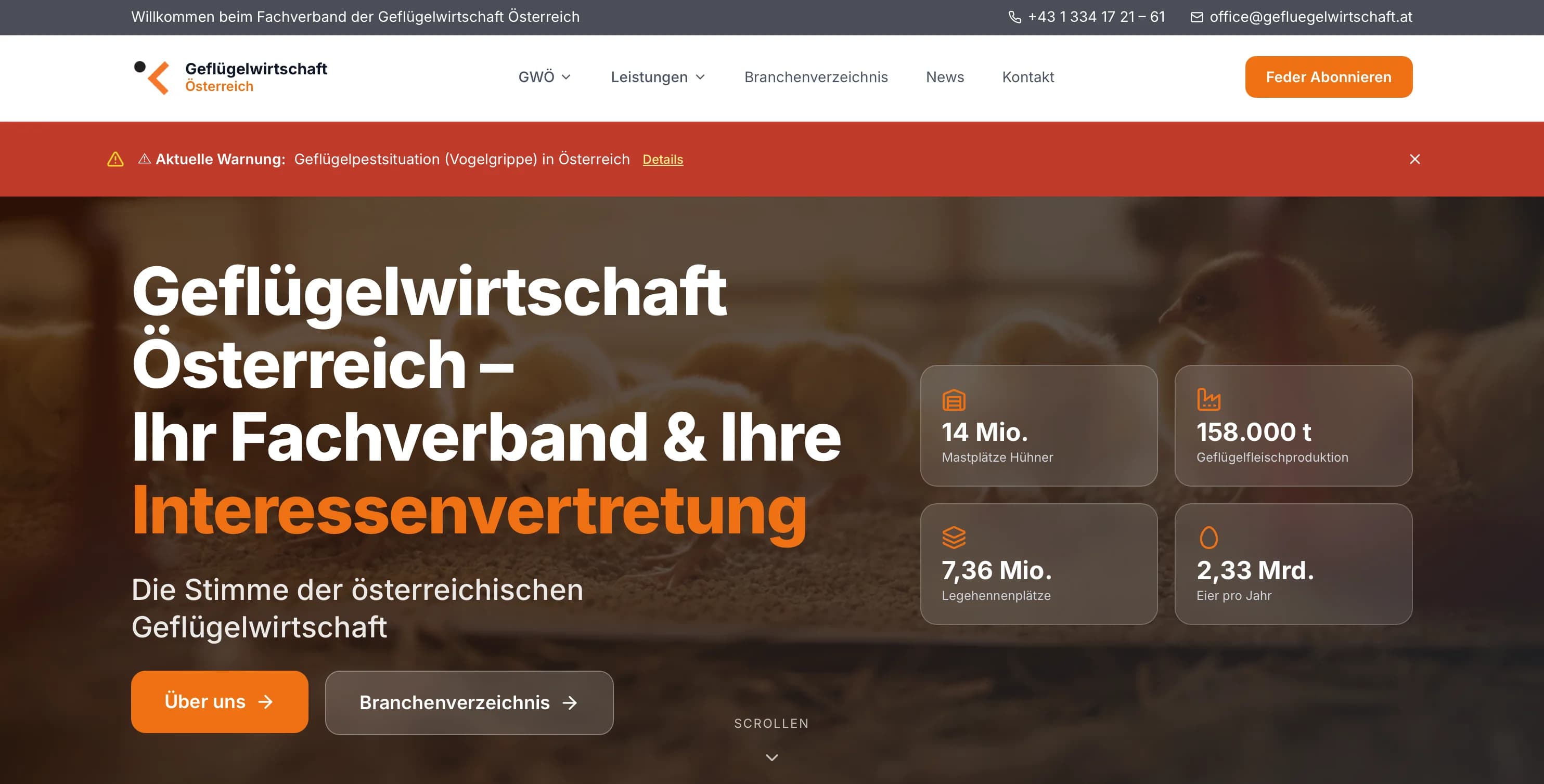 Geflügelwirtschaft Österreich